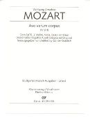 Ave Verum Corpus, K. 618 : For SATB Chorus, 2 Violins, Viola and Continuo.