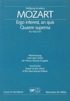 Ergo Interest - Quaere Superna, K. 143 : For Solo Soprano and Strings.