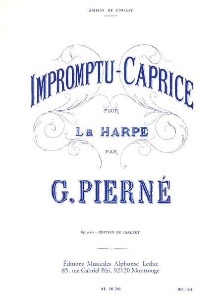 Impromptu-Caprice : Pour la Harpe.