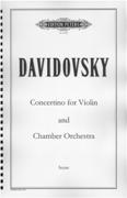 Concertino : For Violin and Chamber Orchestra.