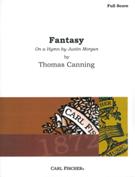 Fantasy On A Hymn by Justin Morgan : For Two Solo String Quartets and String Orchestra.