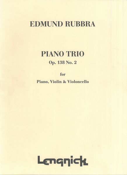 Trio In One Movement, Op. 68 : For Piano, Violin and Violoncello.