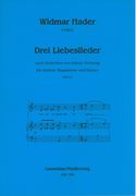 Drei Liebeslieder Nach Gedichten von Galsan Tschinag : Für Mittlere Singstimme und Klavier (2012).