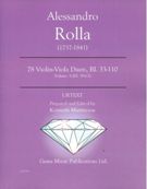 78 Violin-Viola Duets, Bi. 33-110 : Vol. 8 (Bi. 59-62) / edited by Kenneth Martinson.
