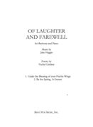 Of Laughter and Farewell : For Baritone and Piano (2013).