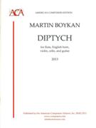 Diptych : For Flute, English Horn, Violin, Cello and Guitar (2013).