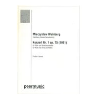 Konzert Nr. 1, Op. 75 : Für Flöte und Streichorchester (1961).