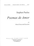 Poemas De Amor : For Mixed Chorus and Percussion.