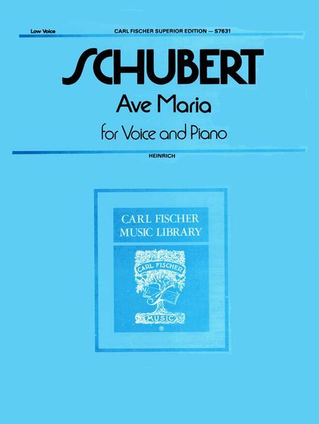 Ave Maria (Low Voice In G).