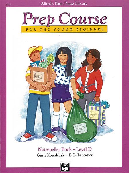 Prep Course For The Young Beginner : Notespeller Book, Level D.