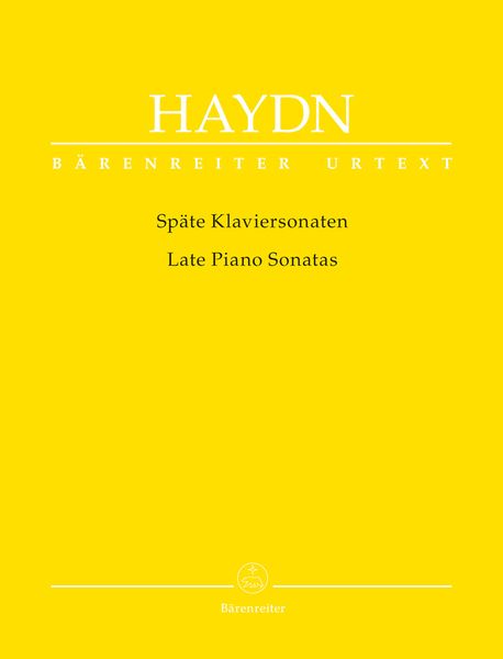 Späte Klaviersonaten = Late Piano Sonatas / edited by Bernhard Moosbauer and Holger M. Stüwe.