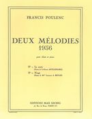 Deux Melodies : Pour Chant Et Piano (1956).