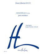 Sonate, BWV 1013 : Pour Contrebasse / transcribed by Emilie Postel-Vinay.