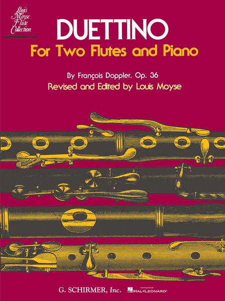 Duettino, Op. 36 : For Two Flutes and Piano / Ed. by Louis Moyse.