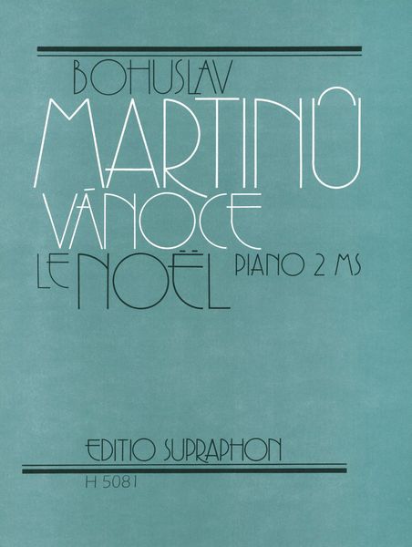 Vanoce (le Noel) : For Piano.
