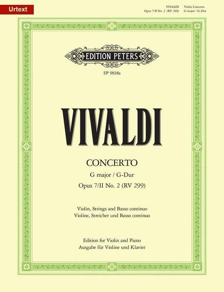 Concerto In G Major, Op.7/II No.2 (RV 299)