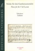 Stücke Für Den Gambenunterricht = Pieces For The Viol Lesson : Tablature.
