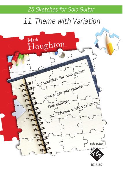 25 Sketches For Solo Guitar, No. 11 : Theme With Variation.