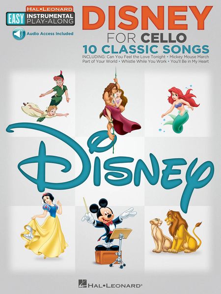 Disney For Cello : 10 Classic Songs.