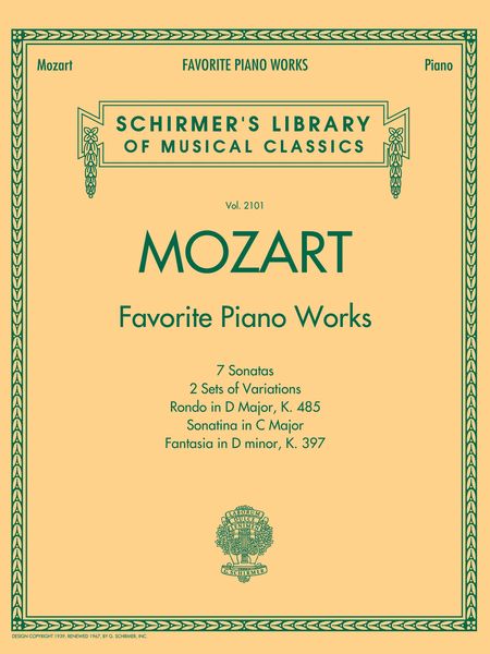 Favorite Piano Works.