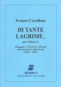 Di Tante Lagrime : Per Chitarra (2009).