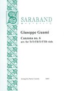 Canzona No. 6 : arranged For Trtrtb/Trttb Viols / arranged by Patrice Connelly.