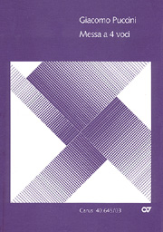 Messa Di Gloria, Opera Posthuma, 1880 : For Soli TB, Choir SATB and Orchestra.