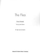 Flea : For High Voice and Piano (1960).