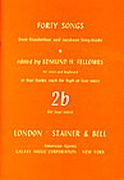 Forty Elizabethan and Jacobean Songs, Vol. 2 : Low Voice.