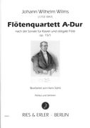 Flötenquartett A-Dur, Nach der Sonate Für Klavier und Obligate Flöte, Op. 15/1 / arr. Hans Stähli.
