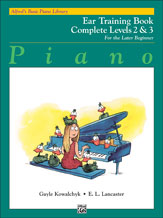 Piano : Ear Training Book, Complete Levels 2 & 3.