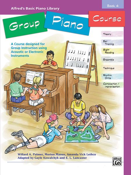 Alfred's Basic Group Piano Course, Book 4.