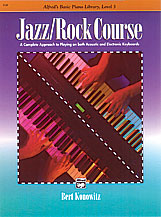 Alfred's Basic Jazz/Rock Course : Lesson Book, Level 3.