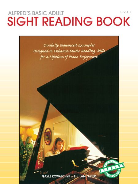 Alfred's Basic Adult Piano Course : Sight Reading Book 1.