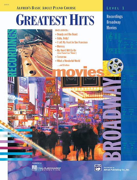 Alfred's Basic Adult Piano Course : Greatest Hits, Book 1.