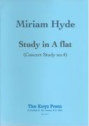Study In A Flat (Concert Study No. 4) : For Piano.