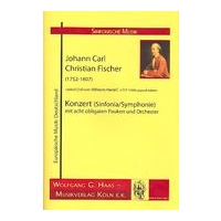 Konzert (Sinfonie) : Für 8 Obligate Pauken und Orchester.