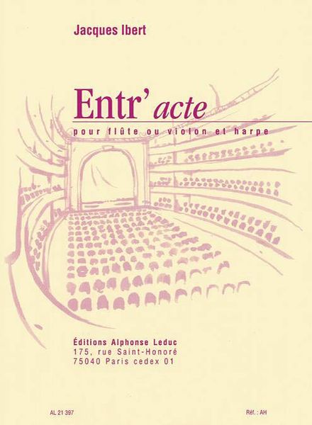 Entr'acte : Flute (Violon) Et Harpe.
