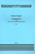 Concerto : For Violin, Alto Saxophone and Orchestra (2014).