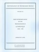 New Piano Anthology, Vol. 9 : Keyboard Music Of The Renaissance and Baroque - Apprentice.