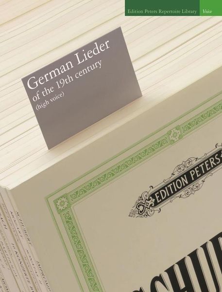 German Lieder Of The 19th Century : For High Voice.
