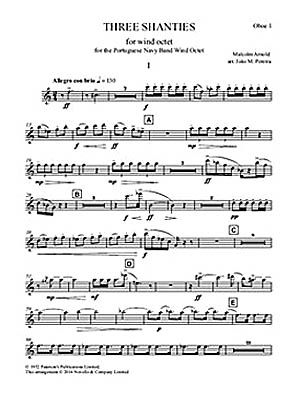 Three Shanties (1943) : For Wind Octet / arranged by Joao M. Pereira.