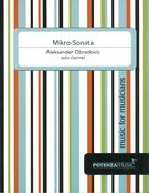 Mikro-Sonata : For Solo Clarinet.
