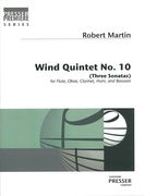 Wind Quintet No. 10 (Three Sonatas) : For Flute, Oboe, Clarinet, Horn and Bassoon (2011).