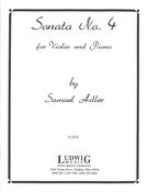 Sonata No. 4 : For Violin and Piano.
