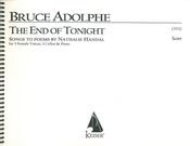 The End Of Tonight : For 3 Female Voices, 3 Cellos and Piano (2013).
