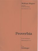 Proverbia : For Alto and Strings (2013).