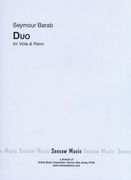 Duo : For Viola and Piano.