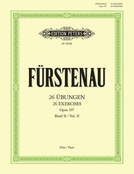 Twenty Six Exercises For Flute, Vol. 2.