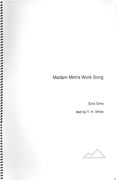 Madam Mim's Working Song : For Voice and Piano (1975).